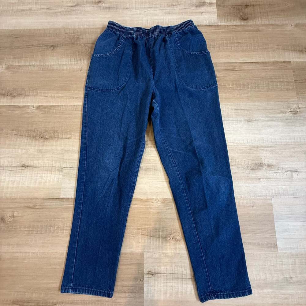 Cascade Blues 90s Vintage Pull-On Denim Jeans - Size 16 Average